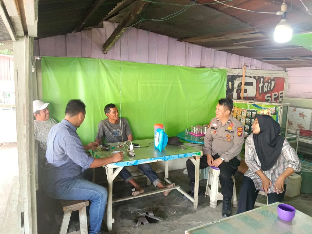 Polsek Minas Gelar Cooling System, Ajak Warga di Minas Jaya Dukung Pilkada Damai